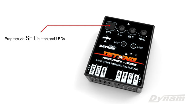 Detrum iStoneAcro gyroscope 6 axes et bouton de réglage du stabilisateur