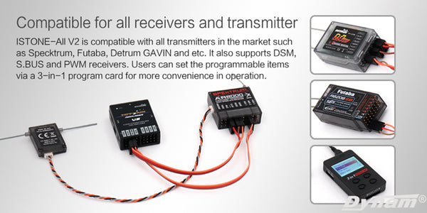 Kompatibilný so stabilizátorom Detrum iStoneAll V2 a programovacou kartou 3 v 1