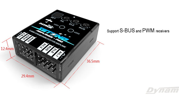 Detrum iStonePro 6-akset gyroskop og stabilisator med ABS-system S-BUS PWM