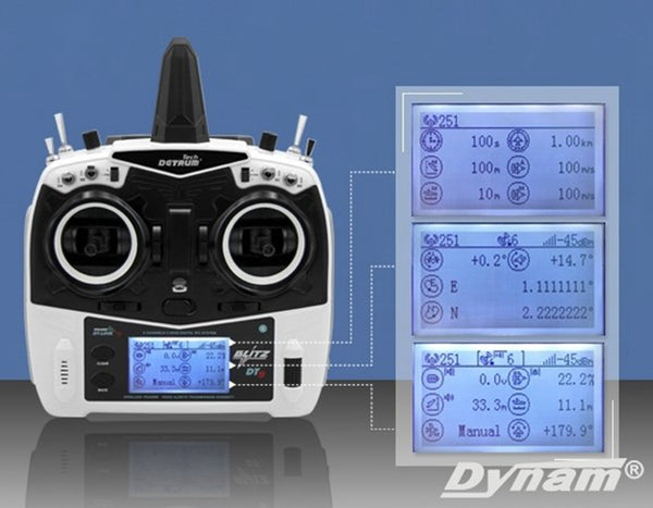 Émetteur Detrum Blitz-DT9 et récepteur RXC9M