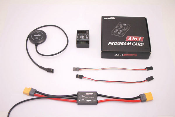 Detrum Z3-FPV フライト コントローラー OSD 3-in-1 プログラム カード & PMU