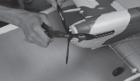 Construction Dynam Mini Spitfire V2
