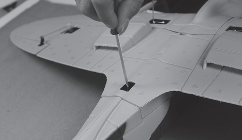 Construction Dynam Mini Spitfire V2