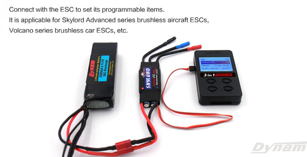 Setting the ESC with the Detrum 3-in-1 Program Card
