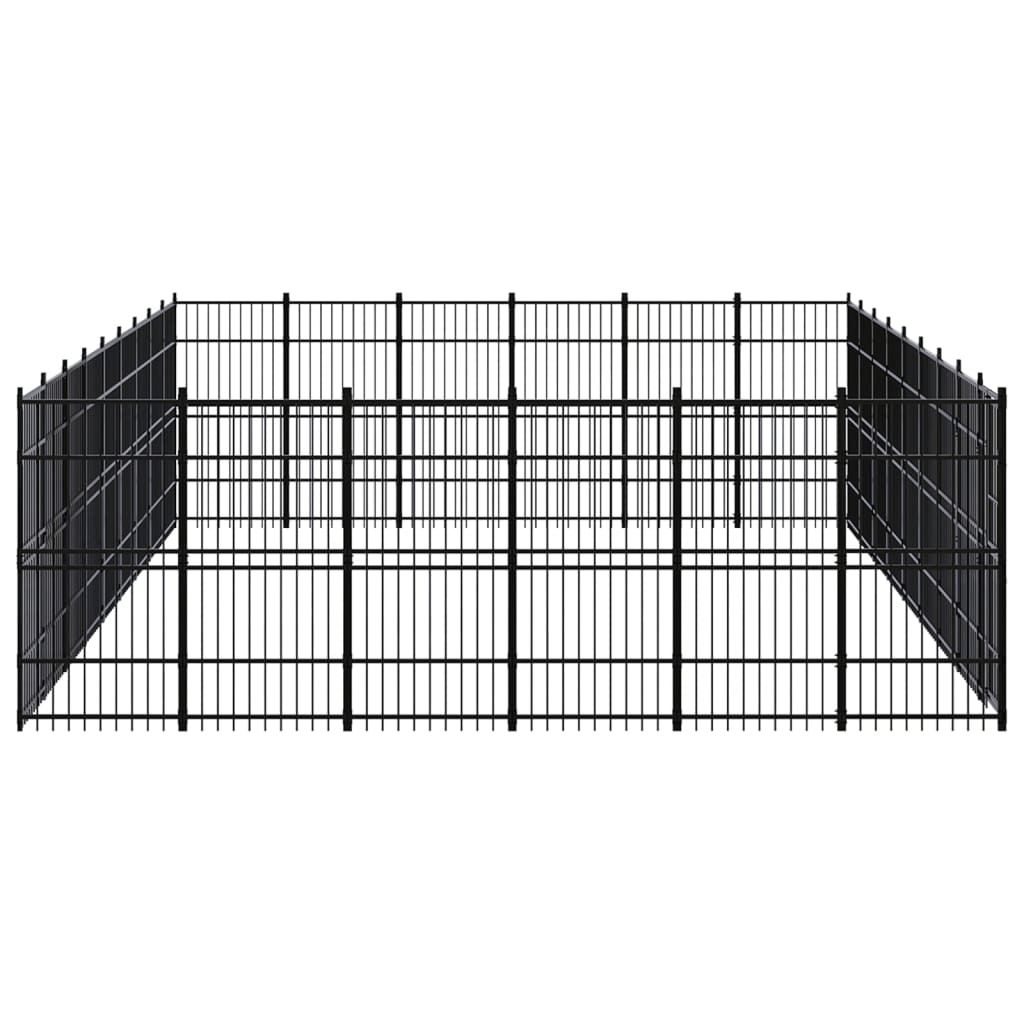 Outdoor Dog Kennel Steel 535.7 ft2