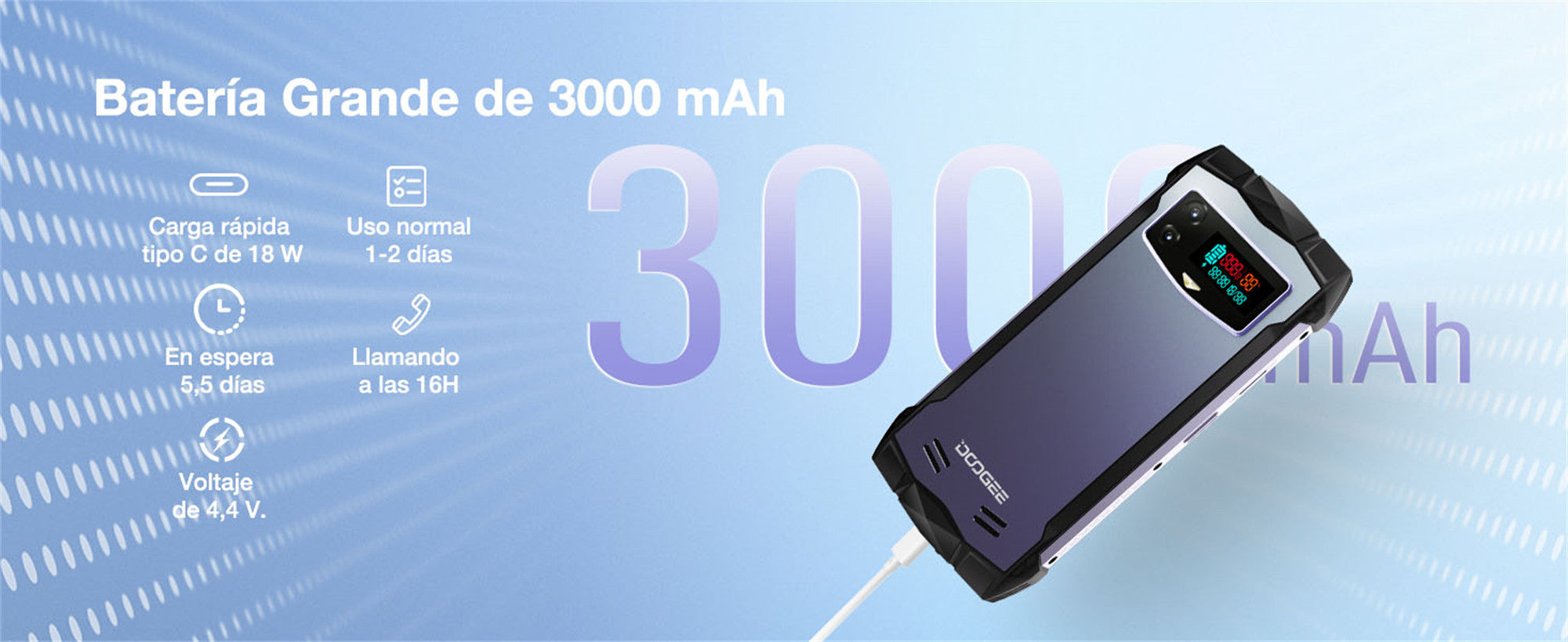 DOOGEE Smini Rugged Phone 4.5” qHD Display 8GB+256GB Innovative