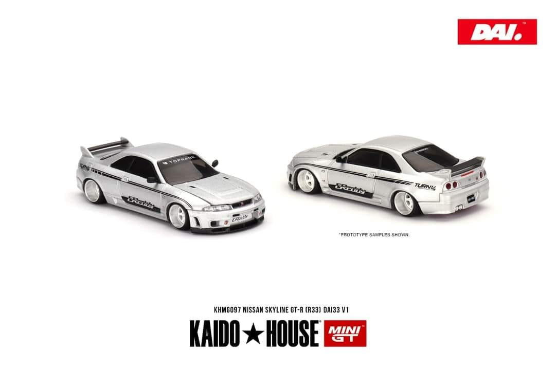 (Preorder) Kaido House x Mini GT 1:64 Nissan Skyline GT-R (R33) DAI33 V1