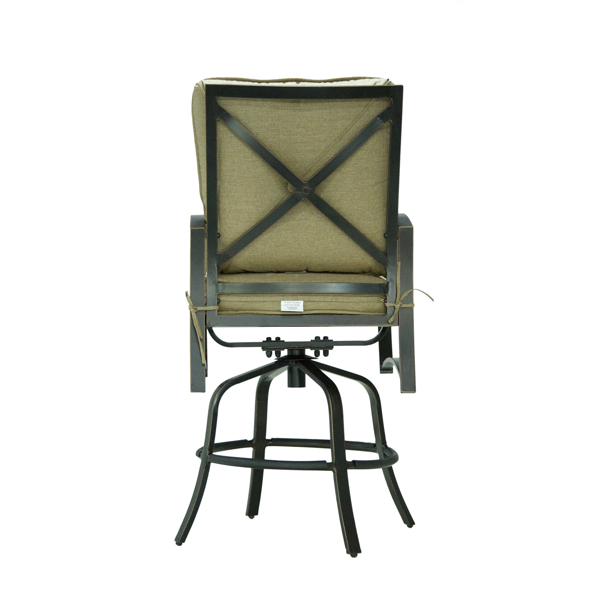 Rayna Outdoor Bar Stool (Set of 2) - Antique Bronze