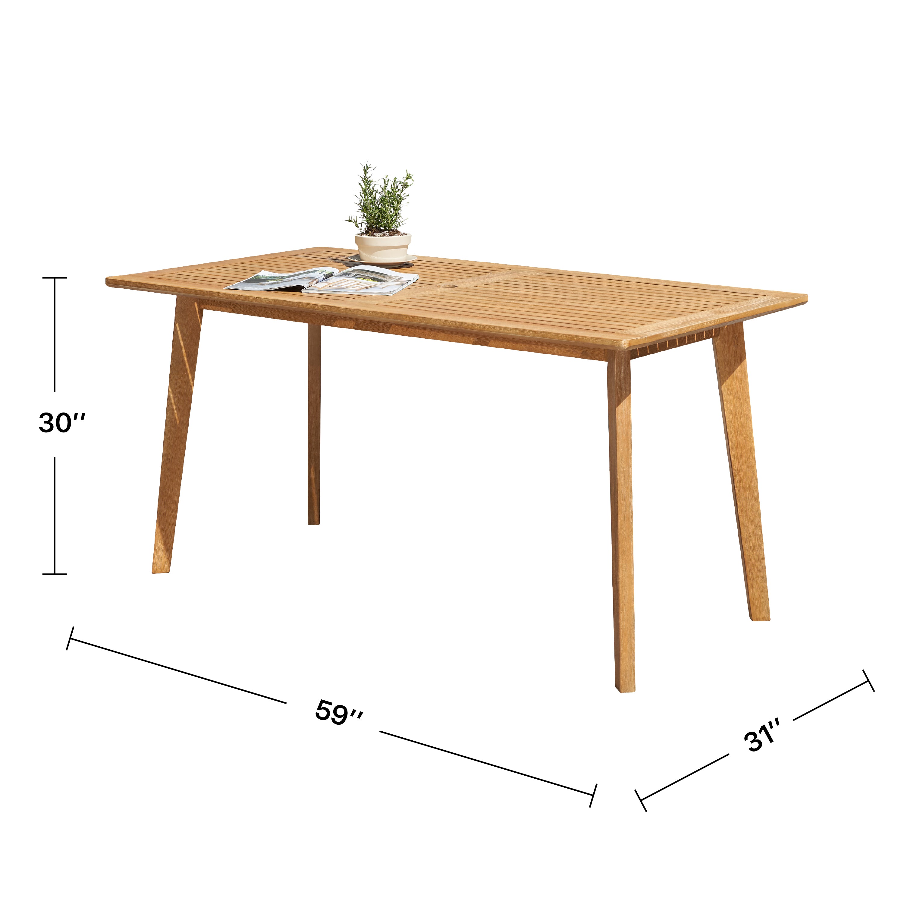 Lind Wood Dining Table