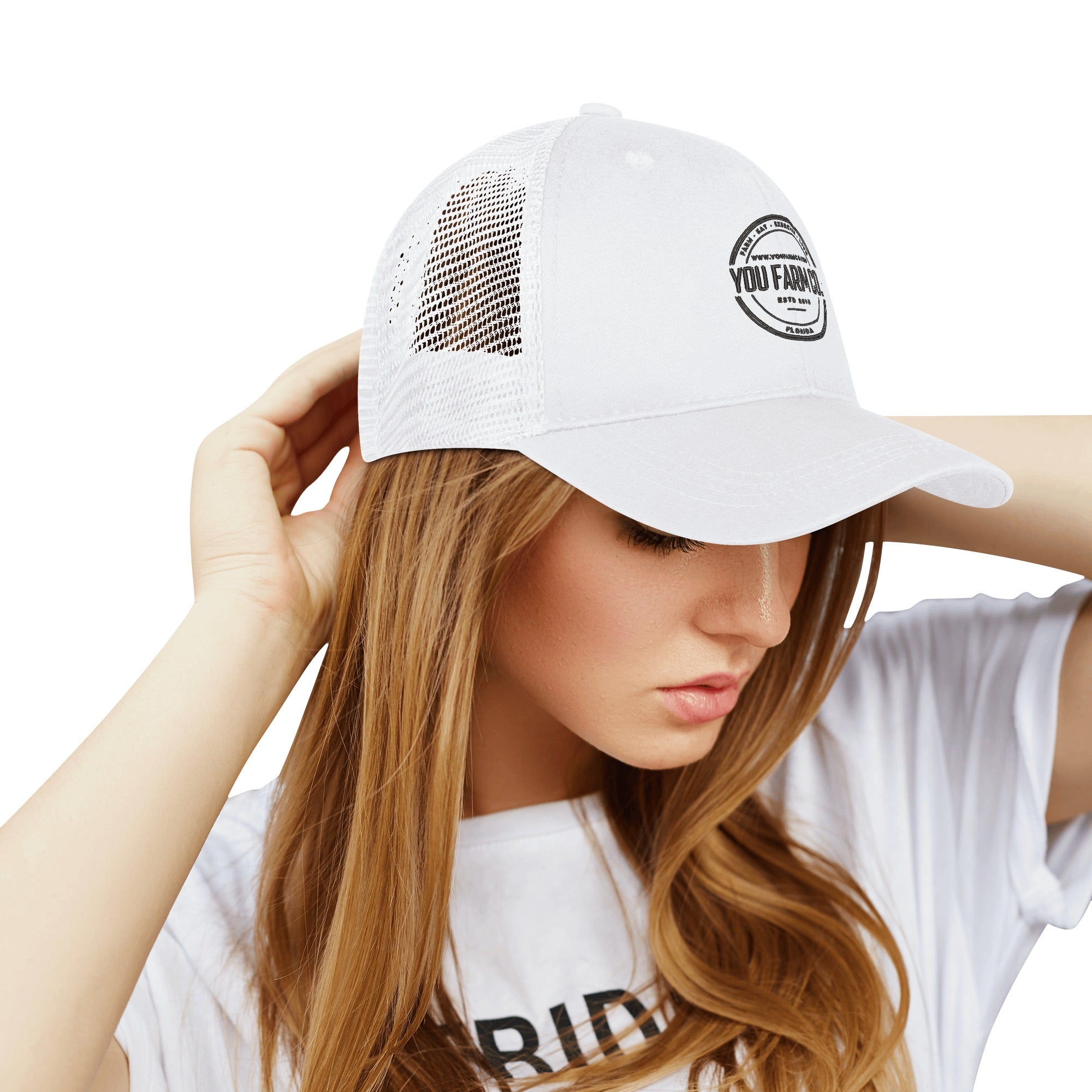 Grid Mesh Baseball Cap