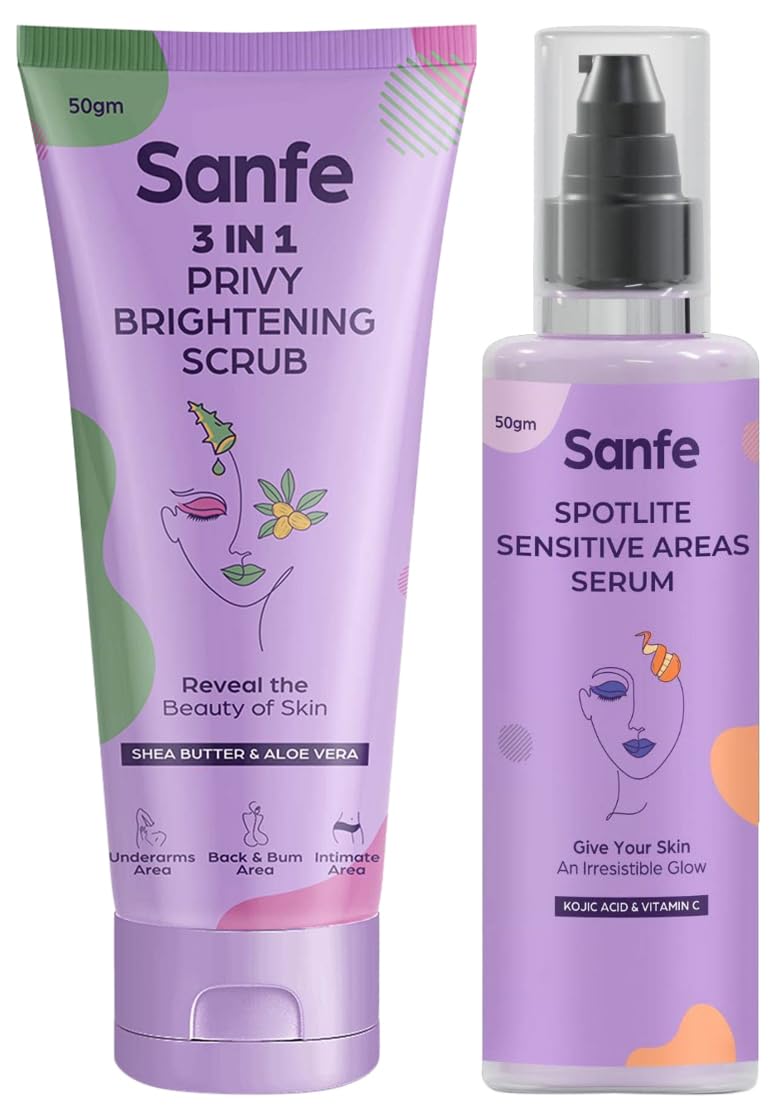 Sanfe Spotlite Sensitive Body Scrub & Spotlite Sensitive Body Serum