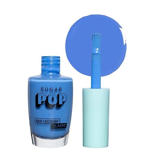 Sugar Pop Nail Lacquer Blue For You (Cool-Toned Persian Blue) - 10 ml