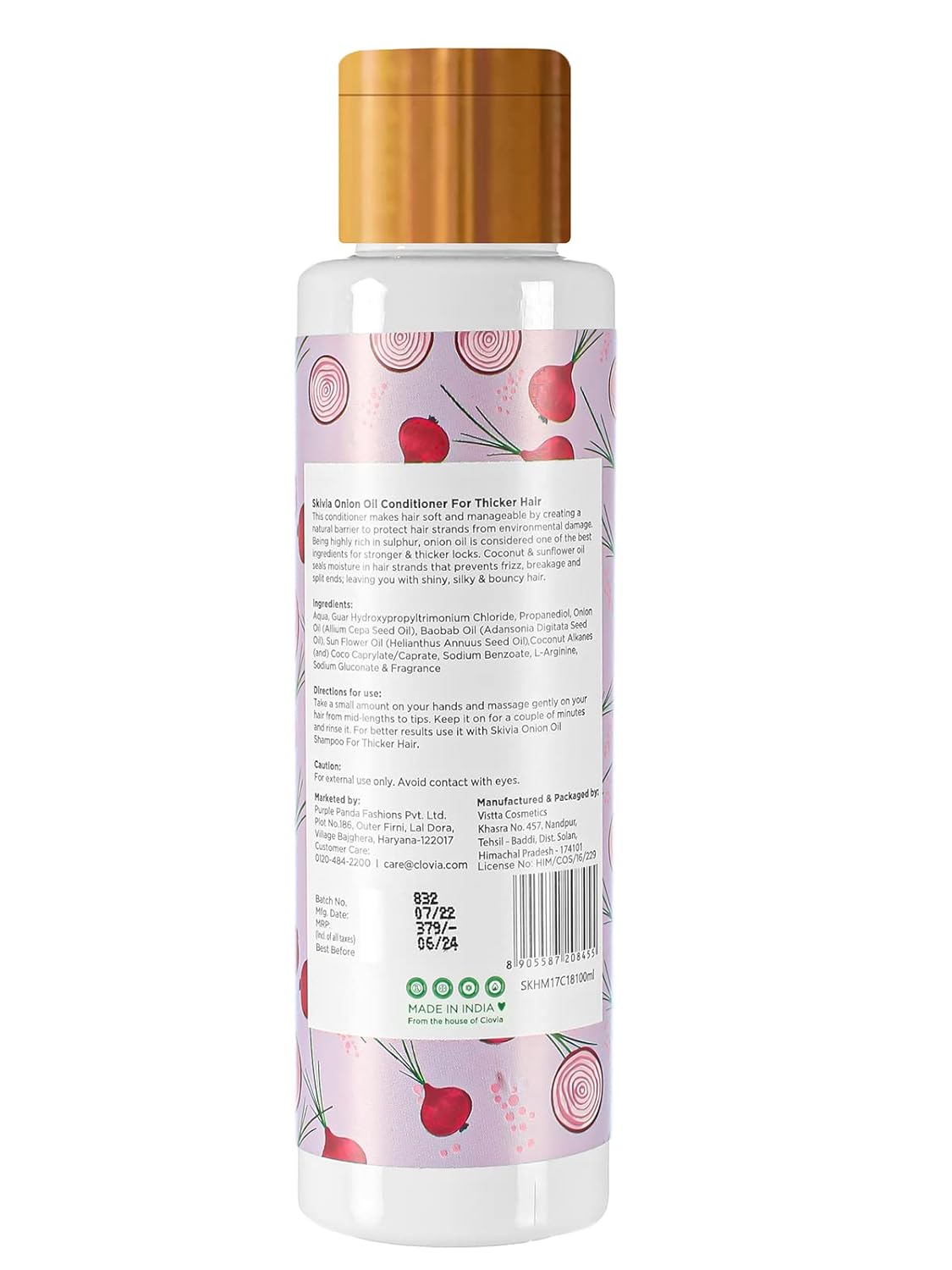 Skivia Onion Oil Shampoo - 100 ml