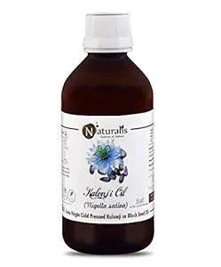Naturalis Essence Of Nature Extra Virgin Cold Pressed Kalonji Or Black Seed Oil For Healthy Skin, Hair - 200 ML