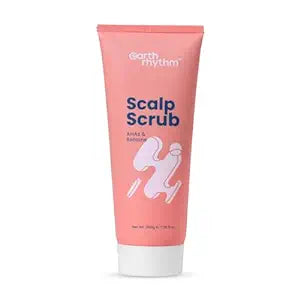 Earth Rhythm Scalp Scrub with Aha 7 Betaine | Gently Cleanses, Removes Buildup, Reduces Dandruff - 200 gms