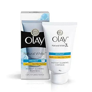 Olay Natural White 7 in 1 Instant Glowing Fairness Cream - 40 gms