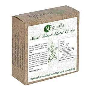 Naturalis Essence of Nature Handmade Soap With Natural Patchouli Essential Oil- For Dry Skin And Acne - 110gms (Pack of 1)