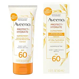 Aveeno Protect + Hydrate Moisturizing Face Sunscreen Lotion - 60 ml