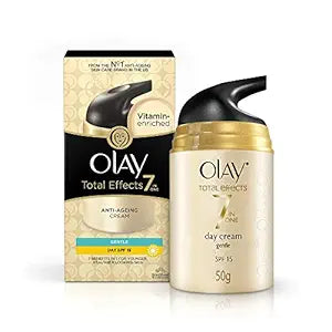 Olay Total Effects 7 in 1 Anti Aging Skin Cream Moisturizer Gentle SPF15 - 50 gms