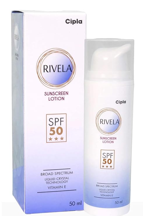 Cipla Rivela SPF50 Sunscreen Lotion - 50 ml