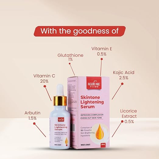 Kozicare Plus Skin Tone Lightening Serum - 30 ml