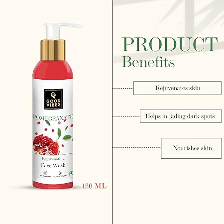 Good Vibes Rejuvenating Face Wash Pomegranate - 120 ml