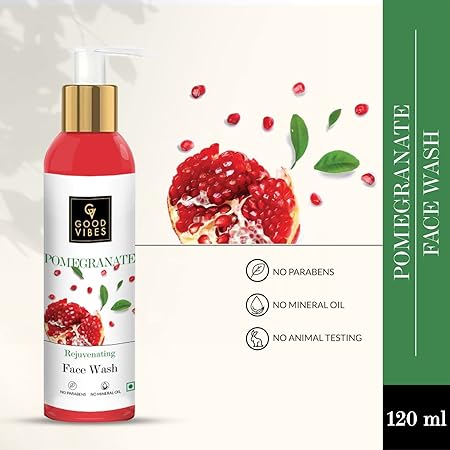 Good Vibes Rejuvenating Face Wash Pomegranate - 120 ml