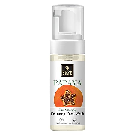 Good Vibes Papaya Skin Clearing Foaming Face Wash - 150 ml