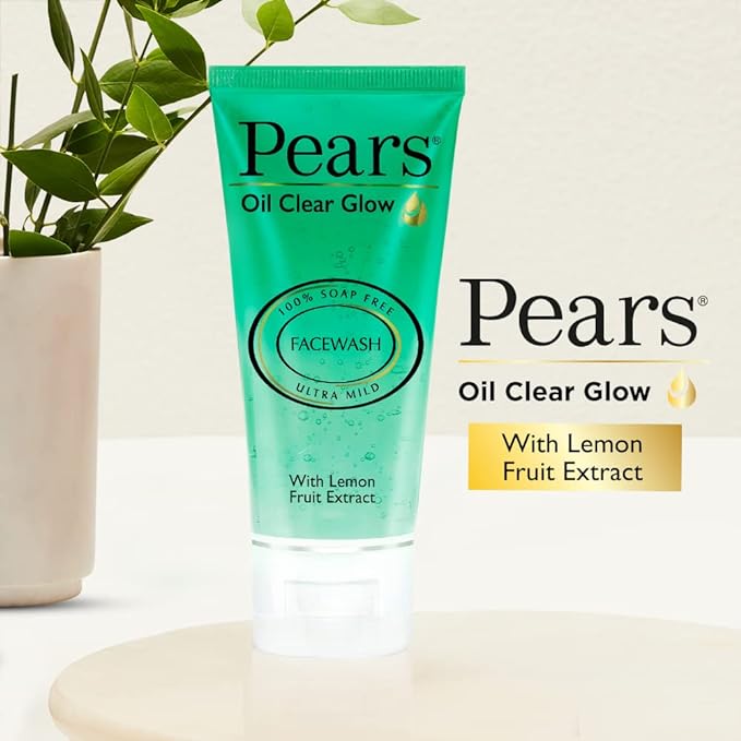 Pears Oil Clear Glow Face Wash - 60 gms