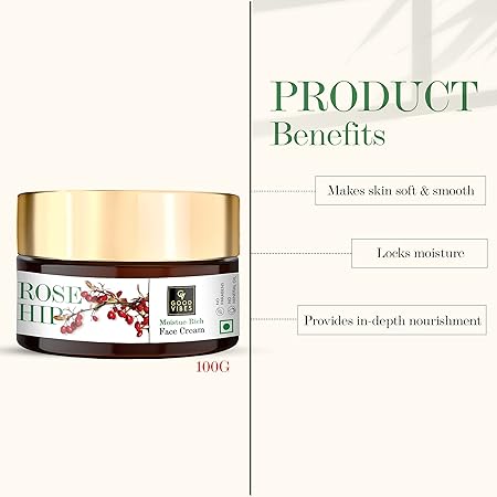 Good Vibes Rosehip Moisture Rich Face Cream - 100 gms