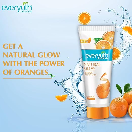 Everyuth Naturals Orange Peel Off Mask for Natural Glow - 90 gms