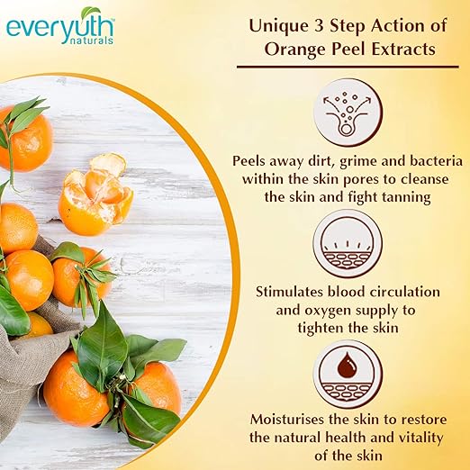 Everyuth Naturals Orange Peel Off Mask for Natural Glow - 90 gms