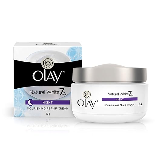 Olay Natural White 7 in One Night Nourishing Repair Cream - 50 gms