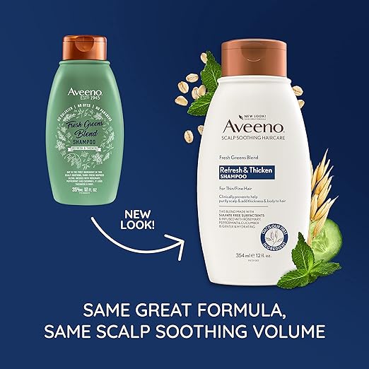 Aveeno Scalp Soothing Fresh Greens Blend Shampoo - 354 ml