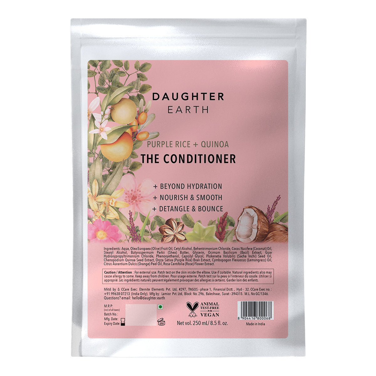 Daughter Earth Purple Rice + Quinoa The Shampoo & The Conditioner - Combo