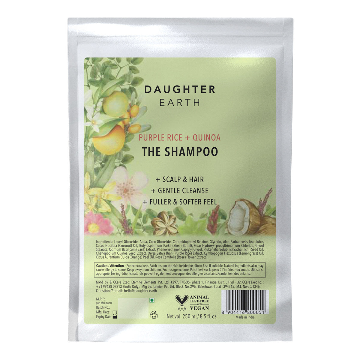 Daughter Earth Purple Rice + Quinoa The Shampoo & The Conditioner - Combo