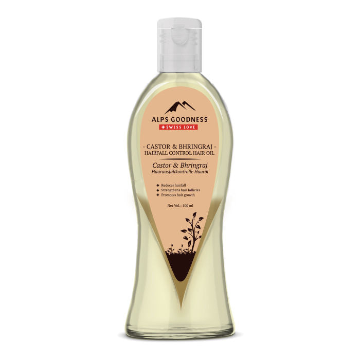 Alps Goodness Castor & Bhringraj Hairfall Control Hair Oil - 100 ml