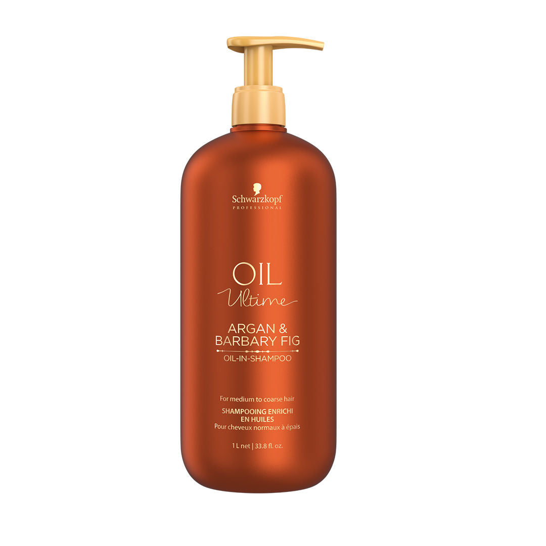 Schwarzkopf Professional Oil Ultime - Argan & Barbary Fig Oil-In Shampoo - 1000 ml