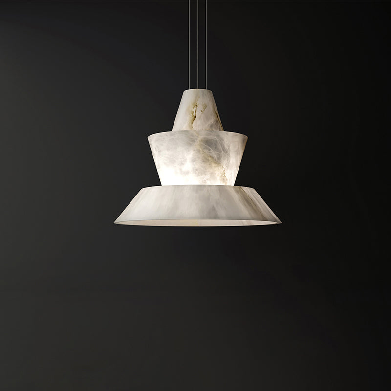 Linden Alabaster Dining Kitchen Island Pendant Light