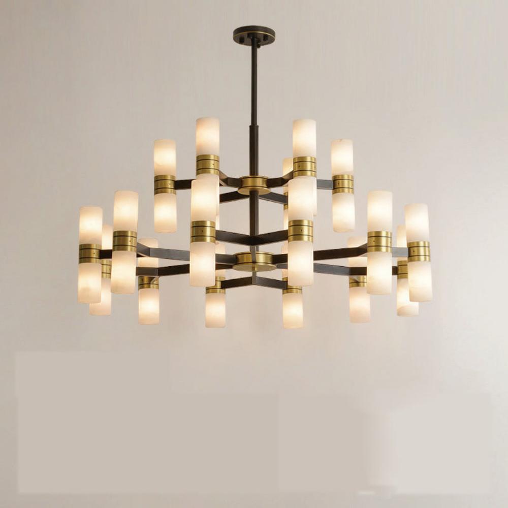 Morala Marble Round Chandelier