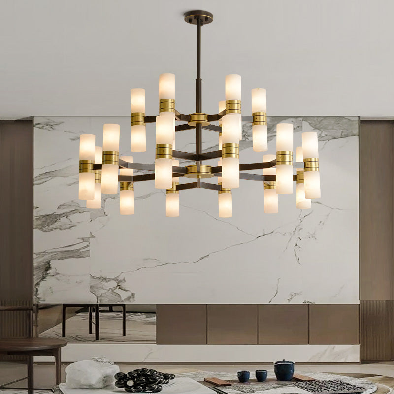 Morala Marble Round Chandelier