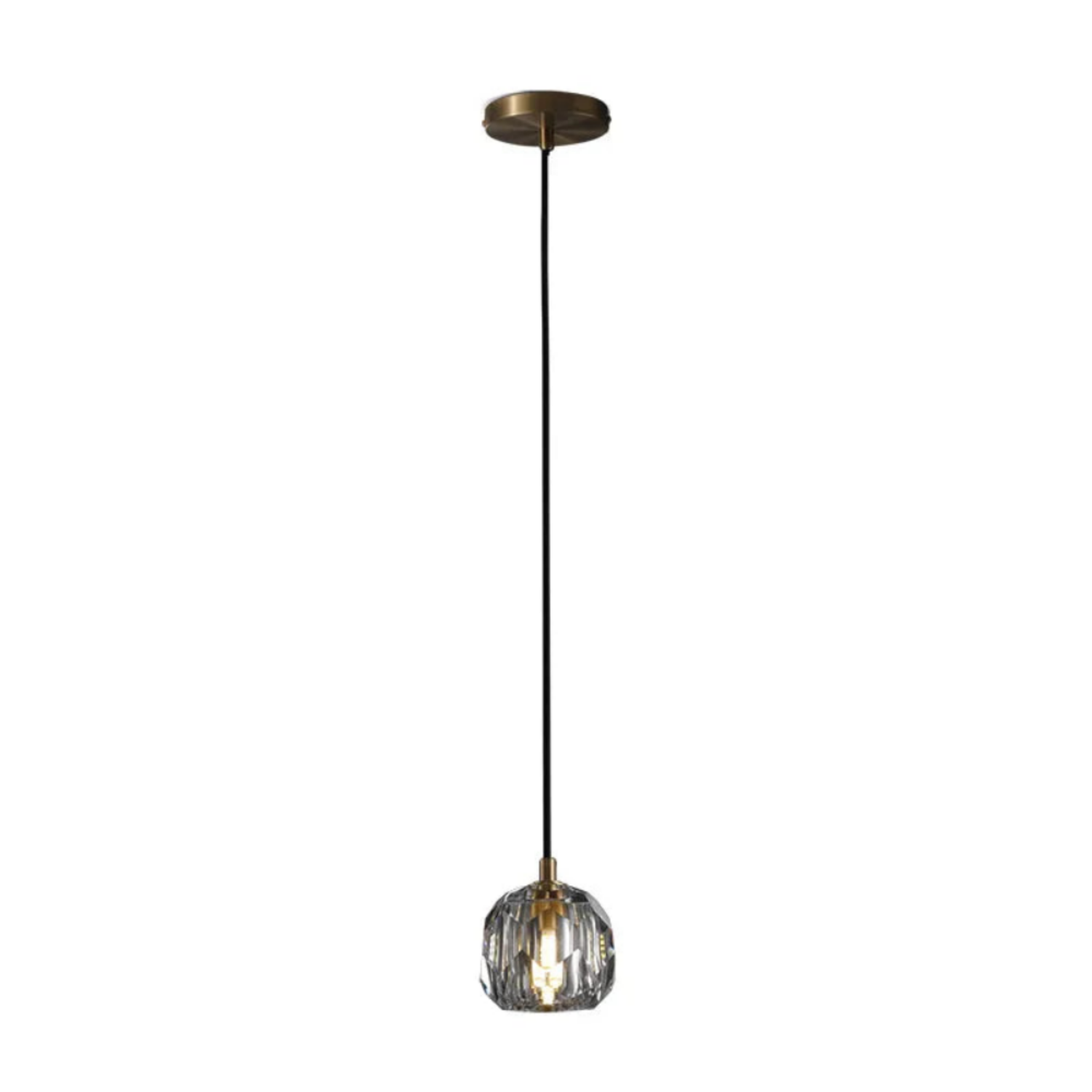 Mangata Smoke Crystal Kitchen Pendant Light