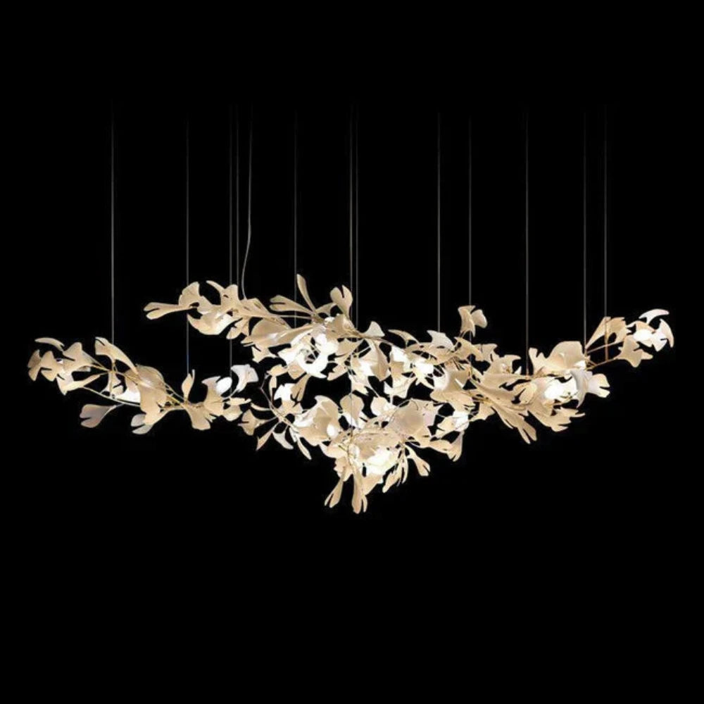 Gingko Porcelain  Chandelier, Modern Branch Chandelier