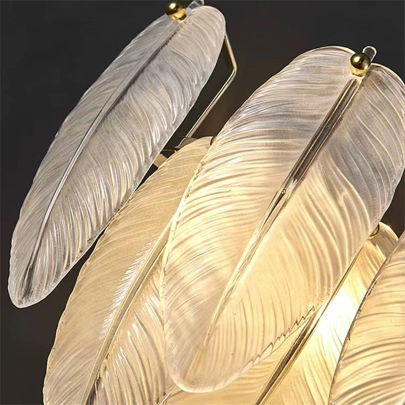 Gilbert white Feather Ceiling Lamp, High-end Flush Mount Lights