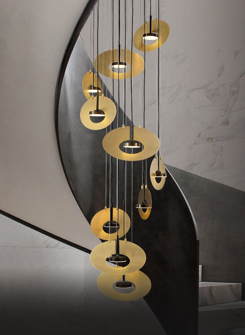 Dayan Modern Brass Chandelier