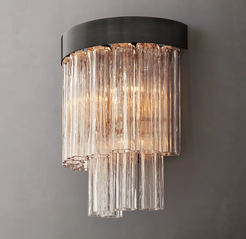 Caesar Glass Tube Wall Sconce Modern Wall Lamp