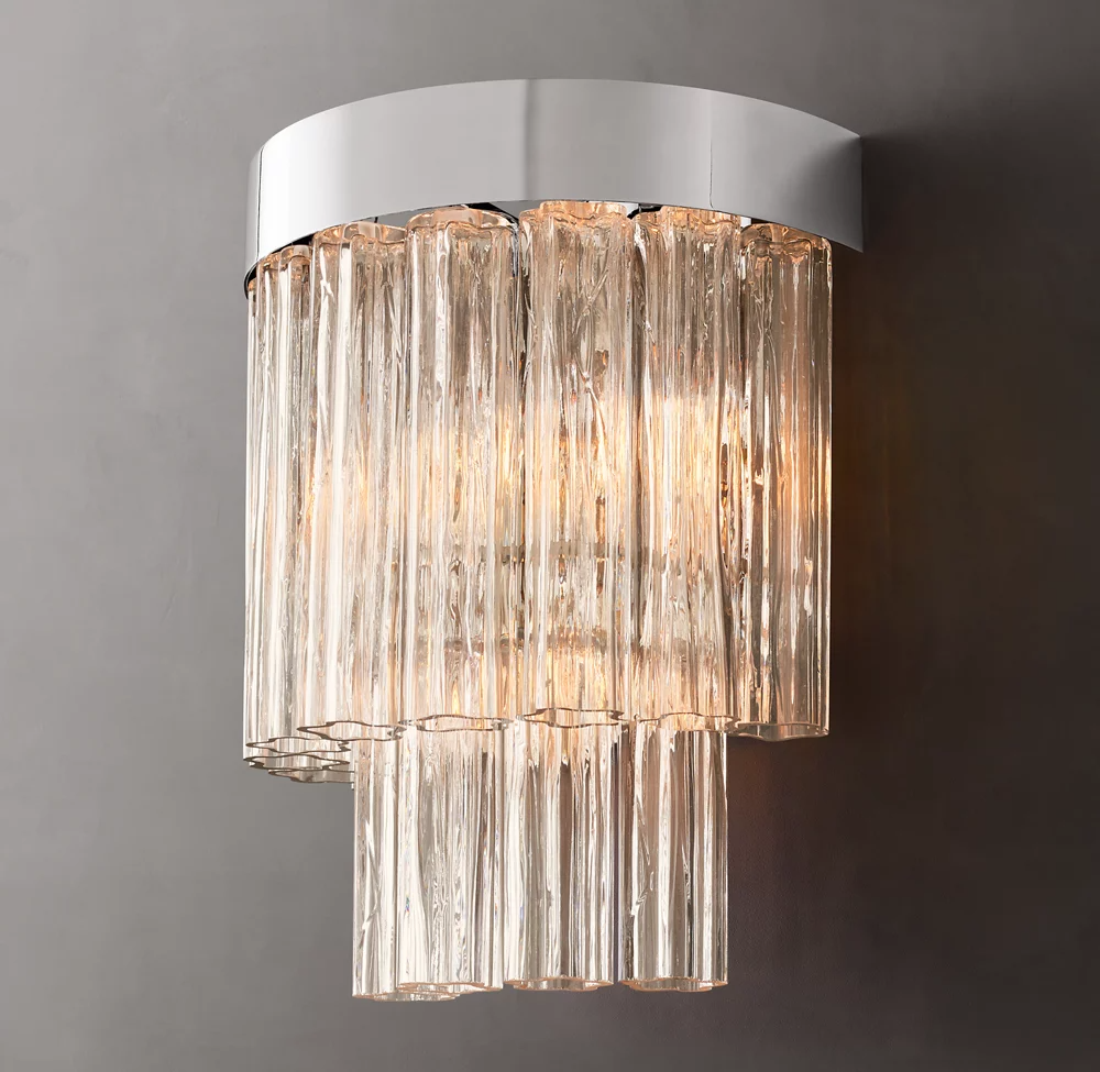 Caesar Glass Tube Wall Sconce Modern Wall Lamp