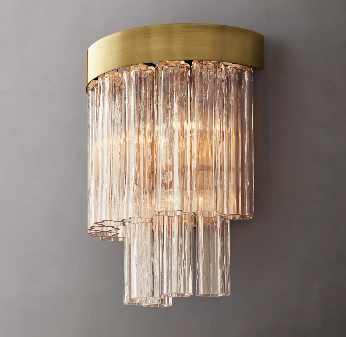 Caesar Glass Tube Wall Sconce Modern Wall Lamp