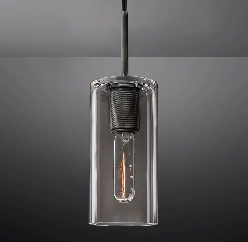 Clara Glass Shade Pendant, Modern Pendant Light