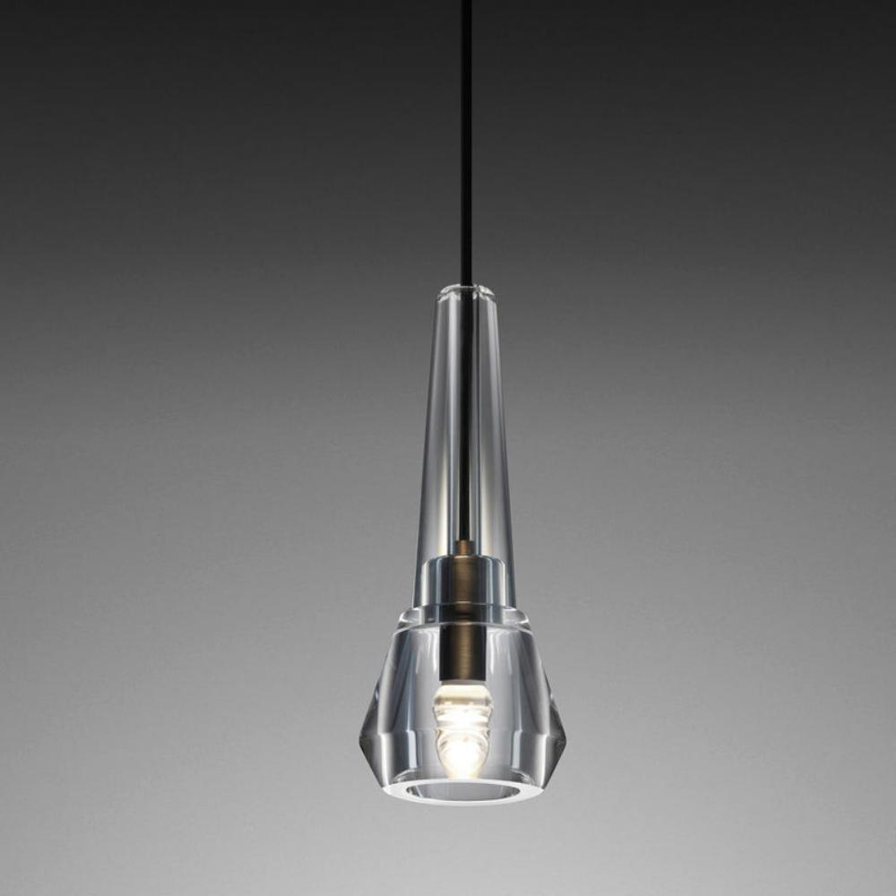 Aaron Modern Cone Crystal Pendant Chandelier Light